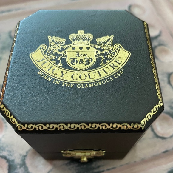 Vintage Juicy Couture boxed 2-sided charm - Picture 3 of 5